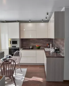 Кухня 540, угловая, белая
