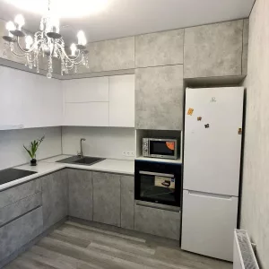 Кухня 555, угловая, серая